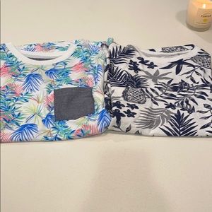 Floral shirts